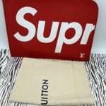 Louis-Vuitton x supreme Epi Pochette Gm RED